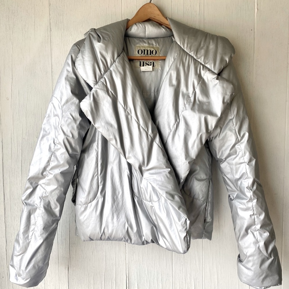 Norma Kamali Short Hooded Puffer Sleeping Bag Coat